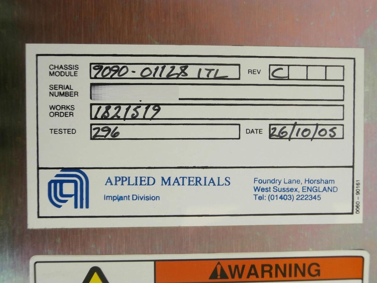Used AMAT Applied Materials 9090-01128 ITL Vacuum Robot Amplifier PX42B Working