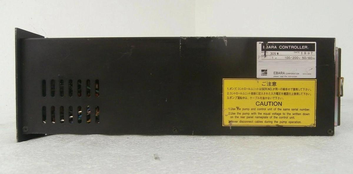 Used 305 Ebara 305W Turbomolecular Pump Controller Loose Button Turbo Tested Working