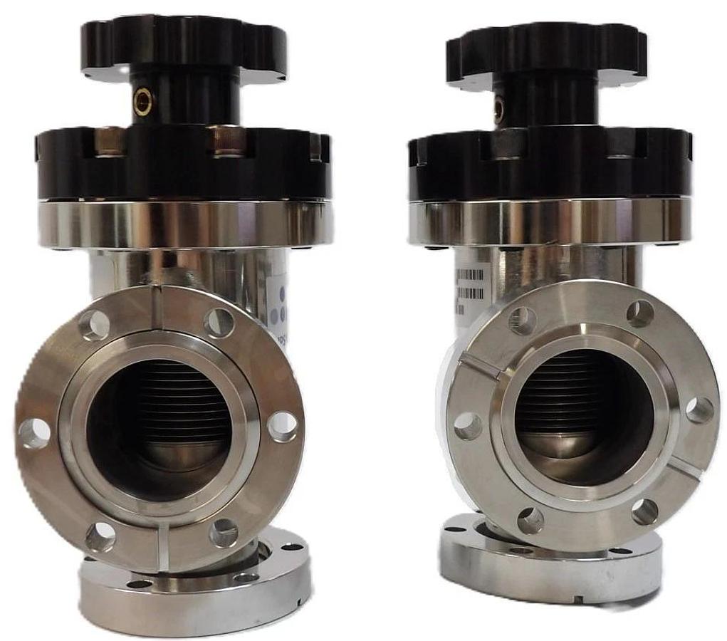 Used MKS Instruments UHV-40-ACC-EAVM Manual UHV Isolation Valve Lot of 2 Working