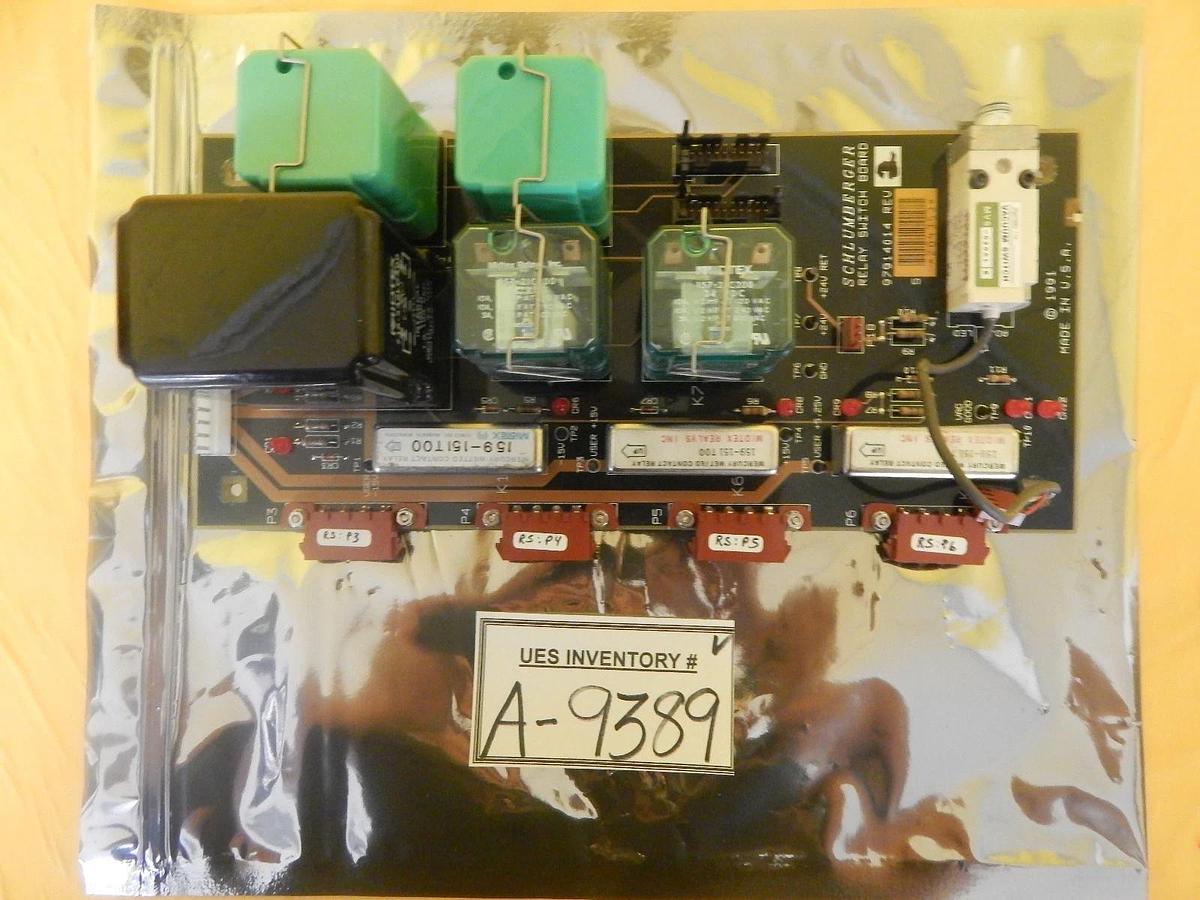 Used Schlumberger 97914014 Relay Switch Board PCB 40914014 Used Working