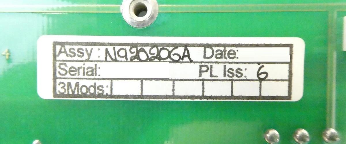 Used Micromass UK Limited N920206A User I/O Connector PCB Quattro Ultmia Working