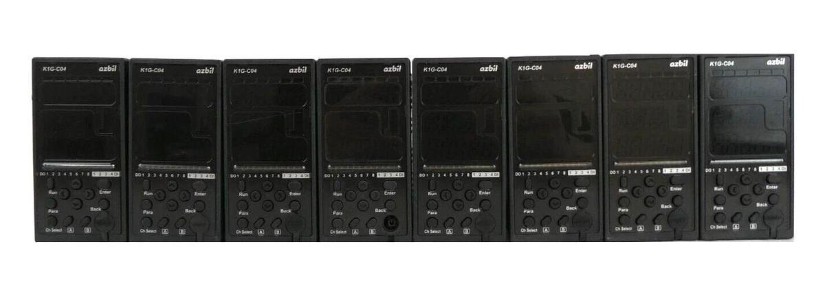 Used Azbil K1G-C04 Measurement Sensor Controller Reseller Lot of 8 Working Surplus