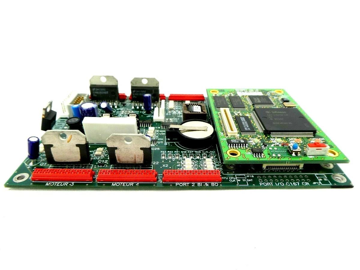 Used RECIF Technologies MOBJH0131D Motherboard PCB with CPU CPUCH0027 A Working Spare