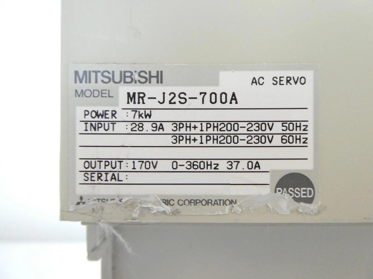 Used Mitsubishi MR-J2S-700A AC Servo Driver MELSERVO Reseller Lot of 5 Working Spare