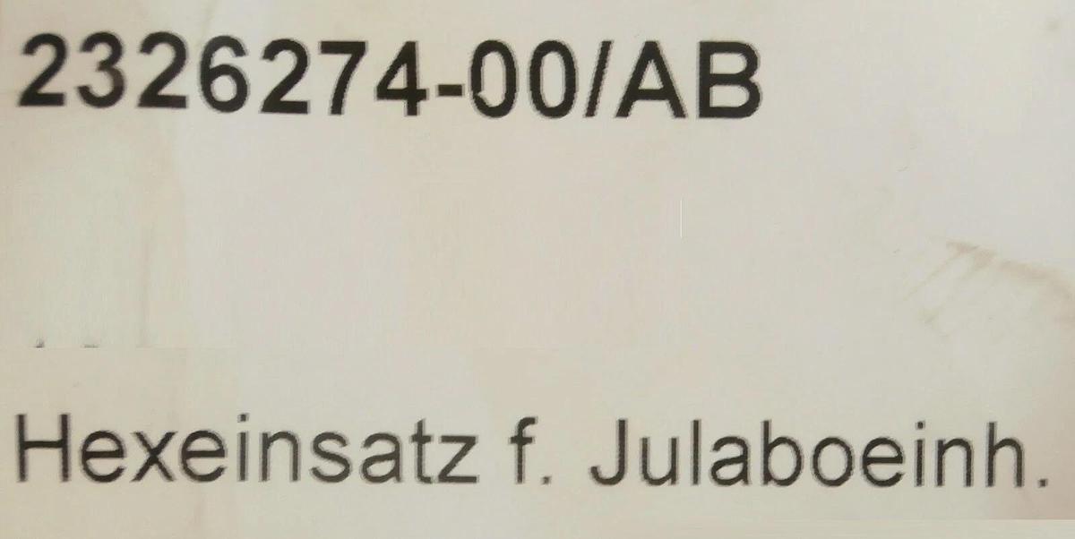 SEZ 2326274-00 Hex Insert for JULO Unit Lam Research New Surplus