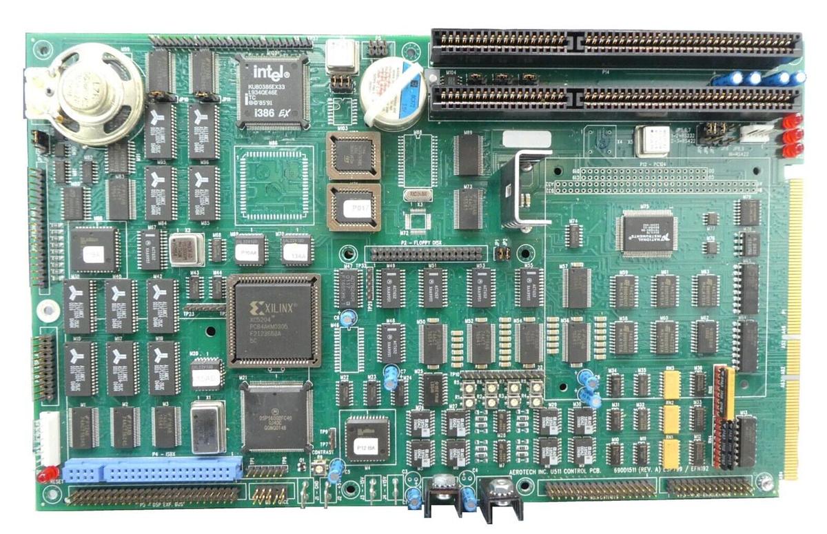 Used Aerotech 690D1511 U511 Control PCB ESP799/EFN192 UNIDEX 511 Working Surplus