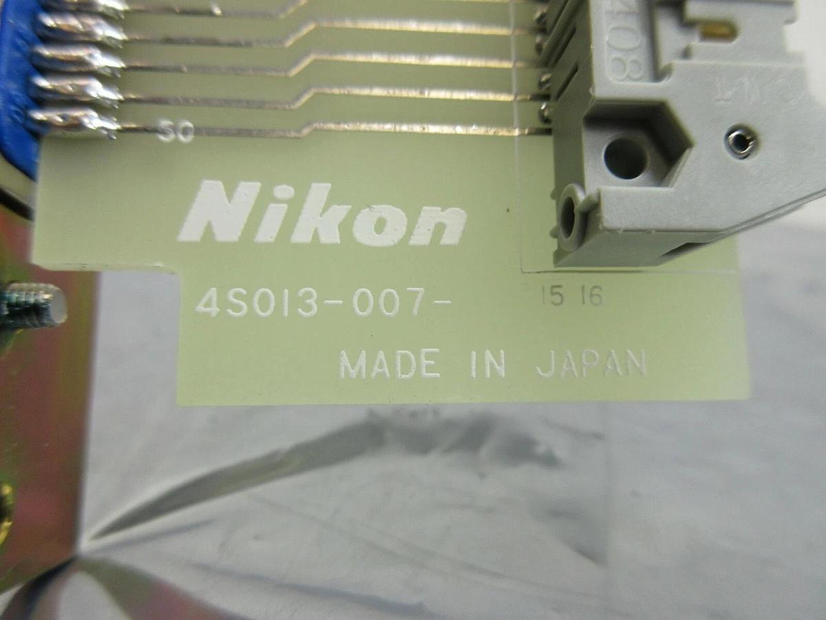 Used Nikon 4S013-007 Interface Board PCB NSR-1755G7A Step-and-Repeat G-Line Used