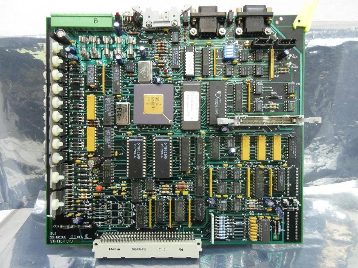 Used SVG Silicon Valley Group 99-80266-01 Stack Bake Station CPU PCB Card Rev. C Used