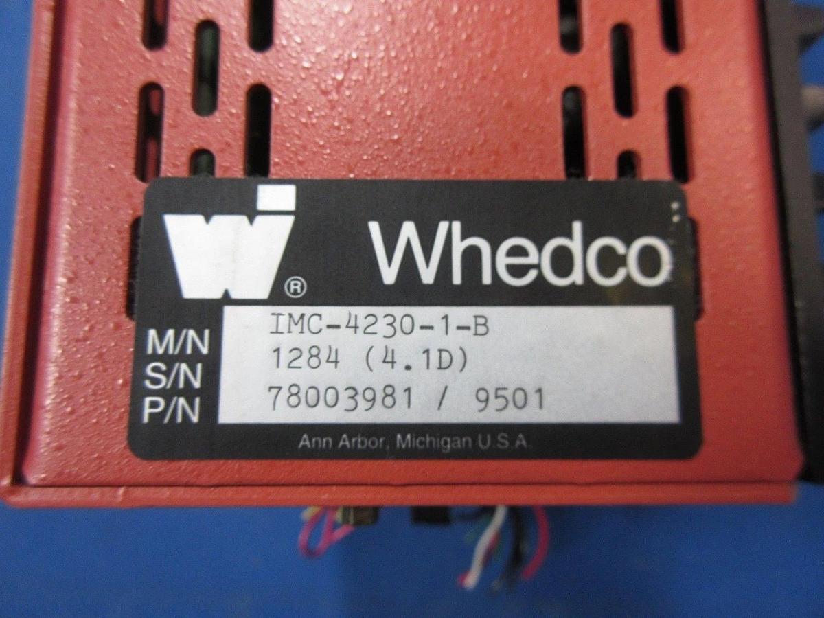 Used Whedco 78003981 / 9501 Intelligent Motor Controller IMC-4230-1-B IDS 10000 Used