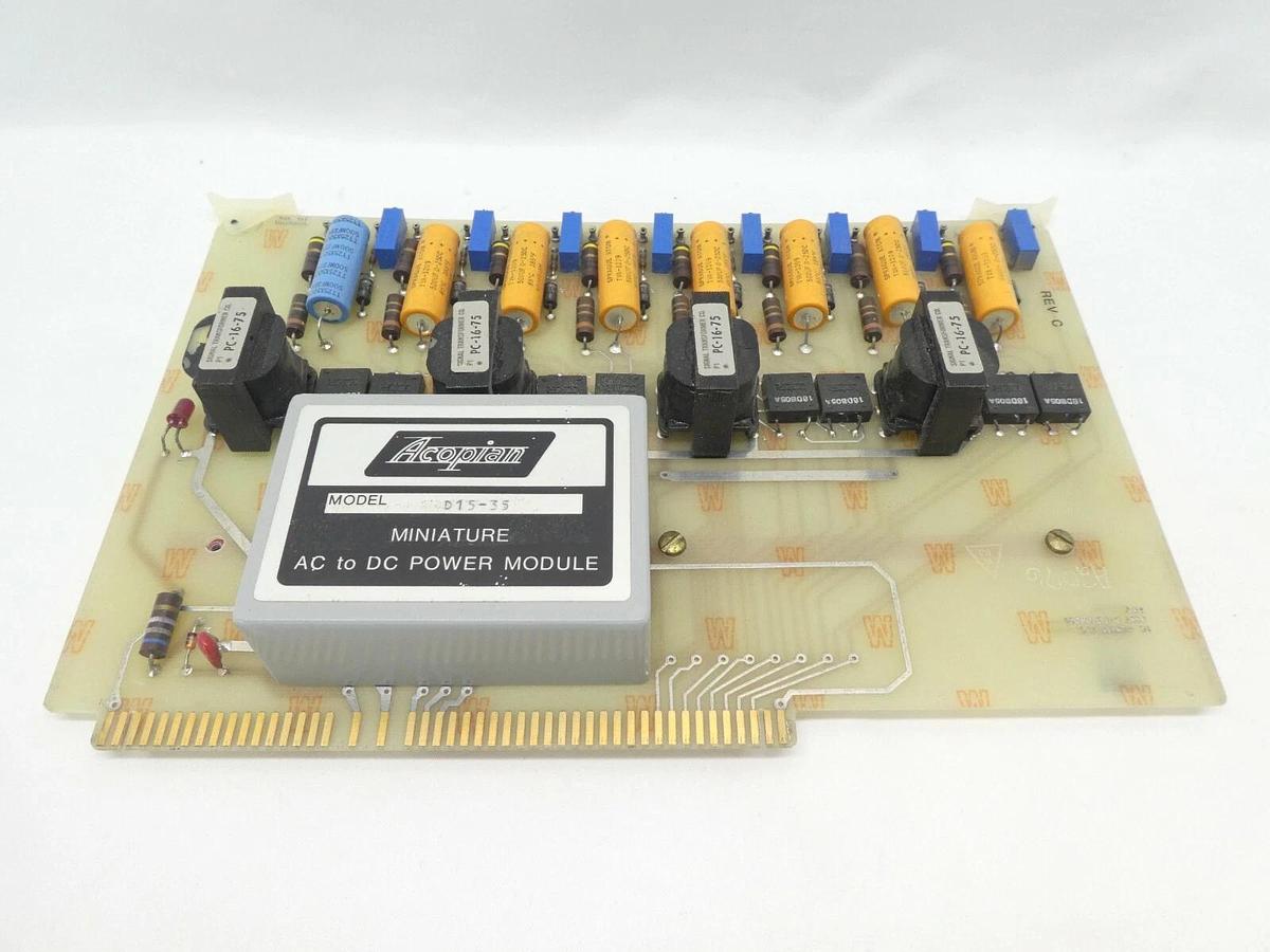 Used Varian Semiconductor VSEA D-F3104001 TC Heater Power Supply PCB Card Rev. C