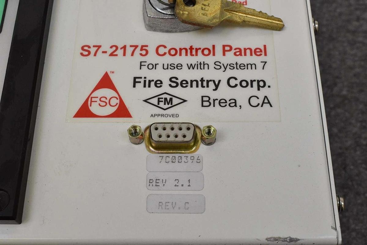 Used Fire Sentry Corp S7-2175 Control Panel