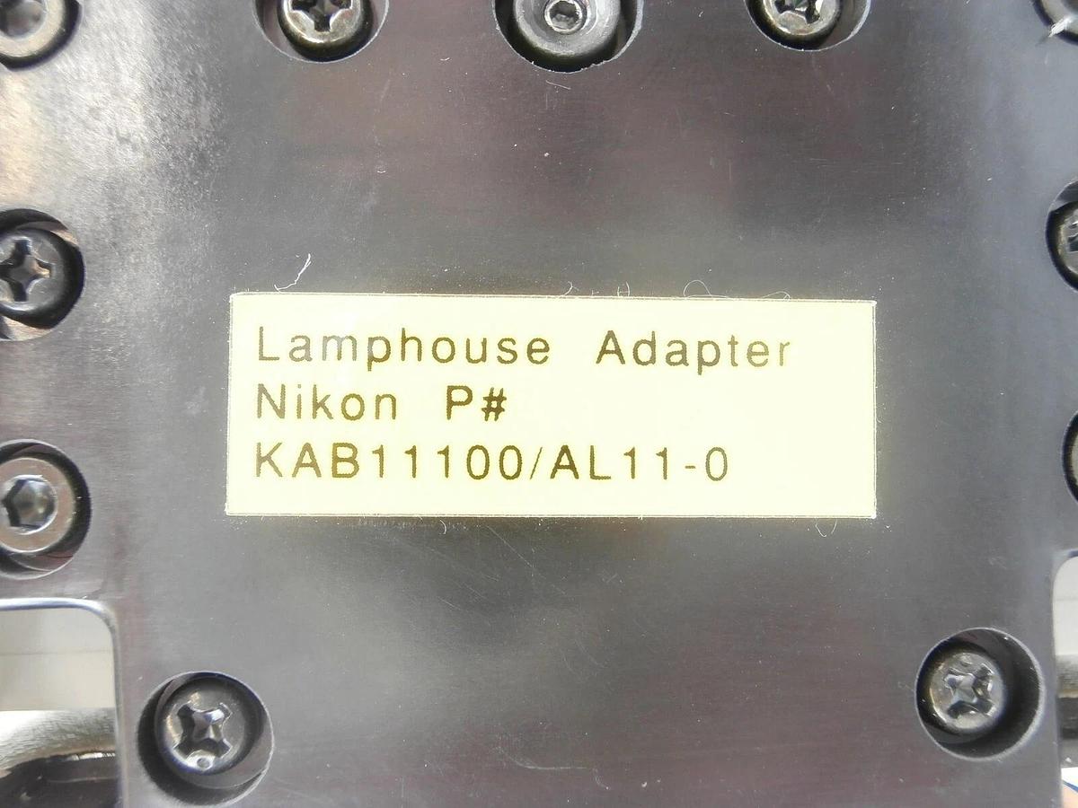Used Nikon LHS-H100P-1 100w Halogen Lamp House MGE15203/AL11-0 with Lens NSR Working