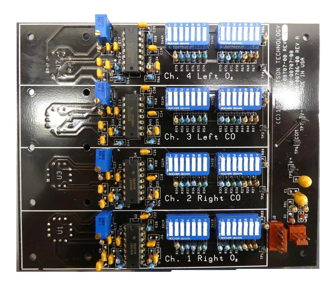 Used Mattson Technology 255-00707-00 4 Channel PCB SCH 130-00707-00 Working Surplus
