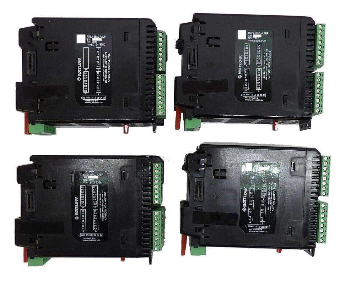 Used Watlow RMSA-RRCJ-AAHP RMEA-FFFC-AAR8 Temperature Controller Lot of 4 Working