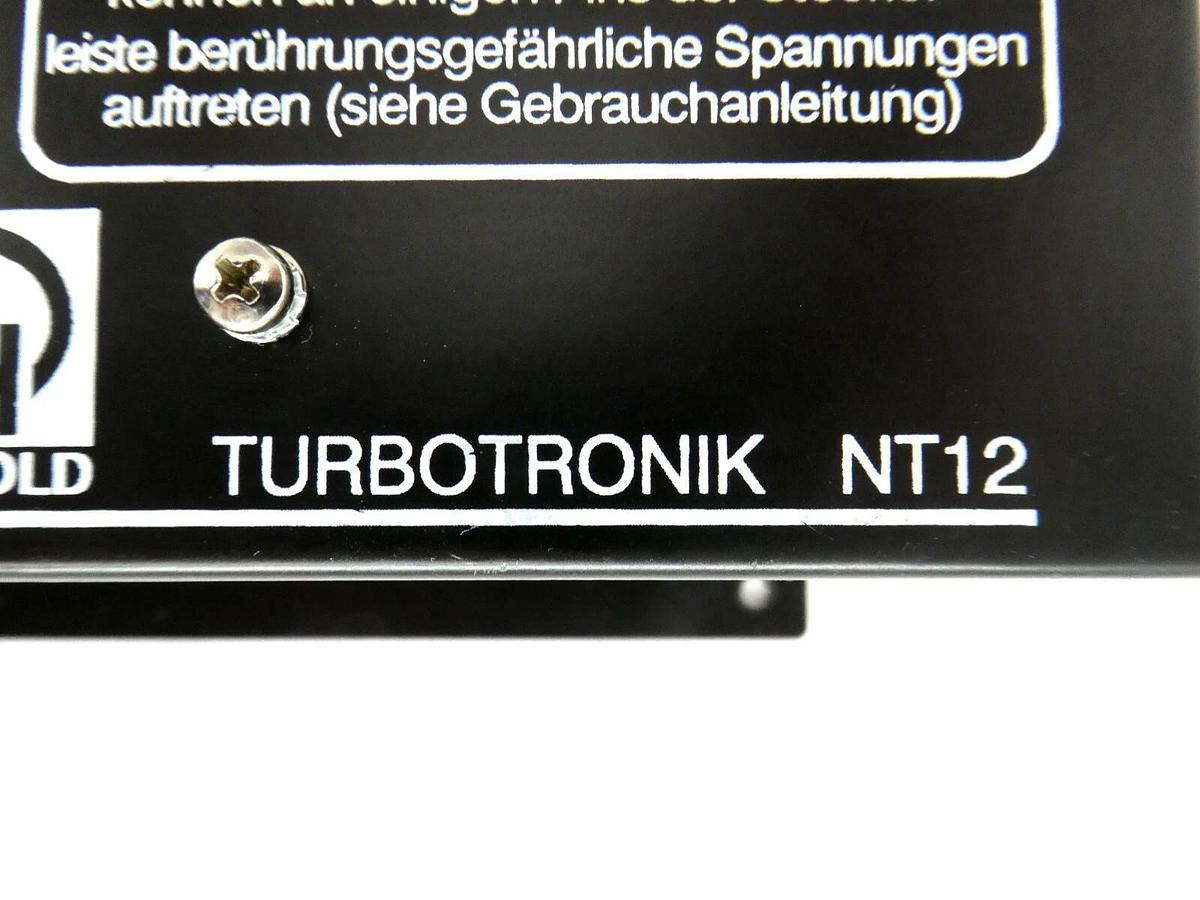 Used TURBOTRONIK NT12 Leybold 85704 Electronic Frequency Converter Turbo Working