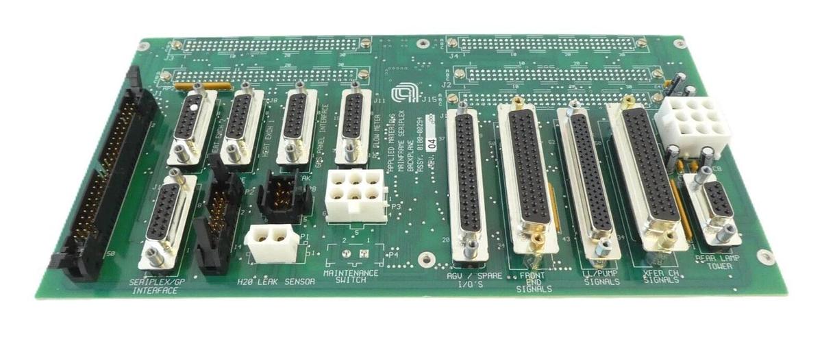 Used AMAT Applied Materials 0100-00294 Mainframe Seriplex Backplane PCB Working