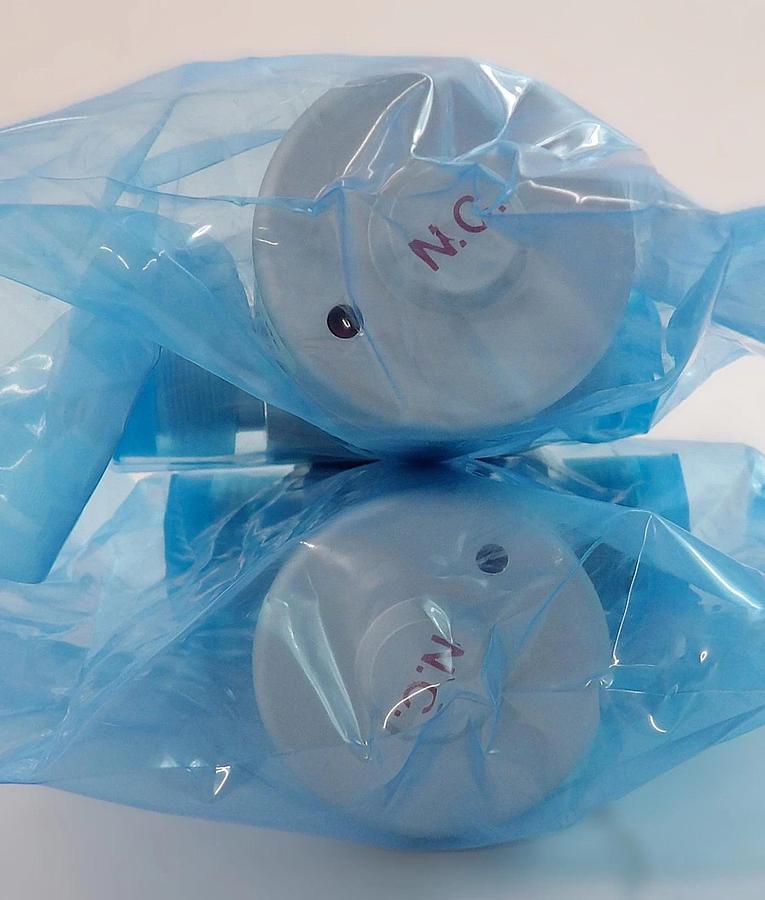 Fujikin 316L Diaphragm Valve Type N.C. Reseller Lot of 2 New Surplus