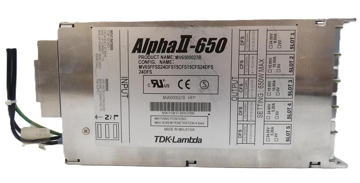 Used TDK MV65FFSS24DFS15CFS15CFS24DFS24DFS Power Supply MV6500027B Lot of 6 Working