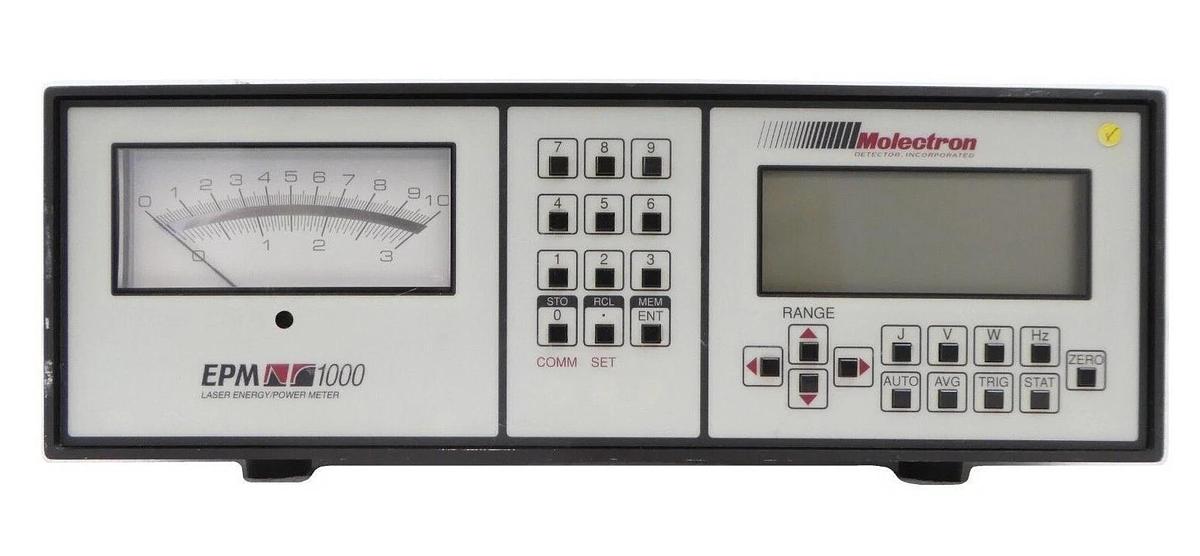 Used Molectron EPM1000 Lab Benchtop Single-Channel Laser Energy Power Meter Working