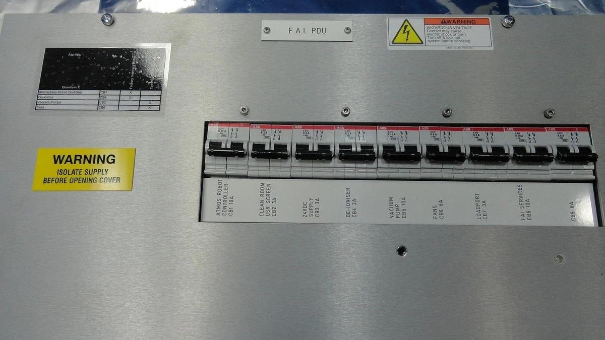 Used AMAT Applied Materials 9090-00835 Power Distribution Box Quantum X Used Working