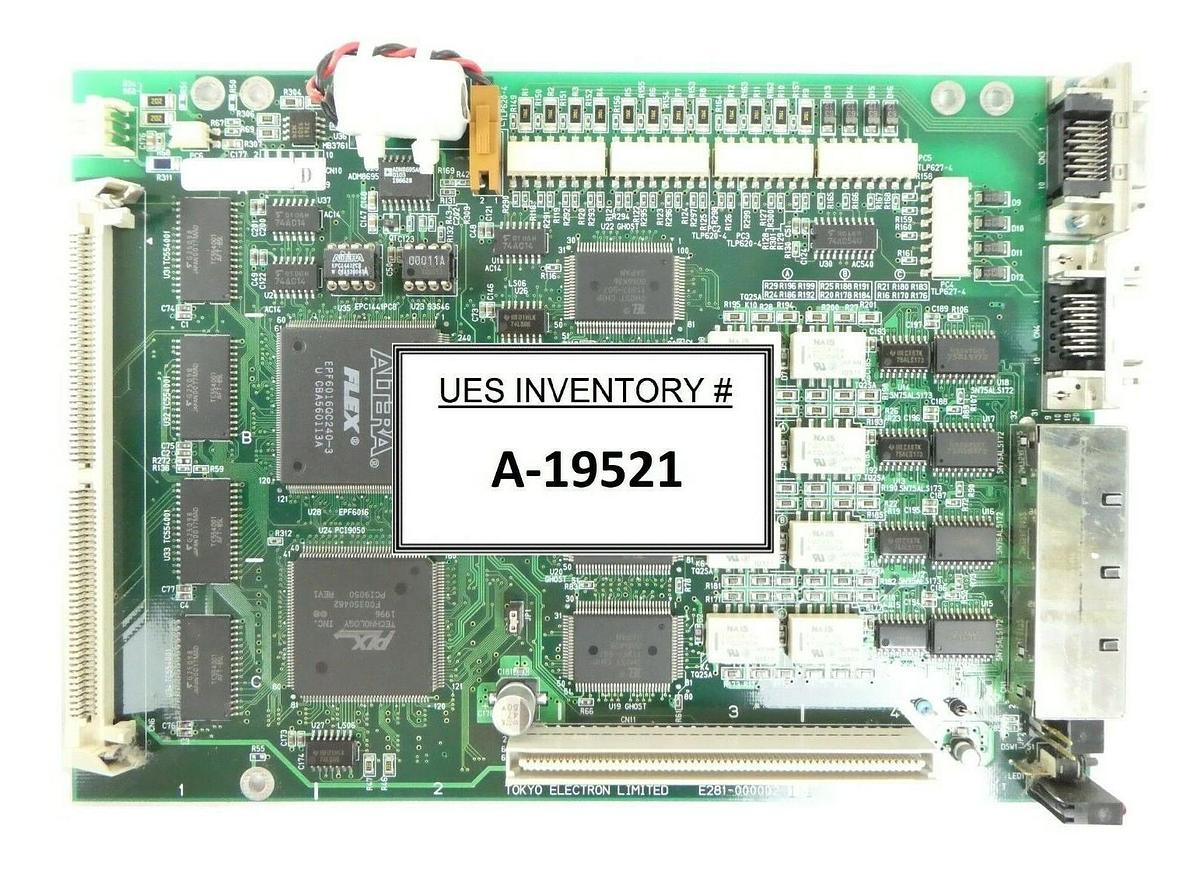 Used TEL Tokyo Electron E281-000002-14 Network PCB E2B102-11/MCT Working Surplus