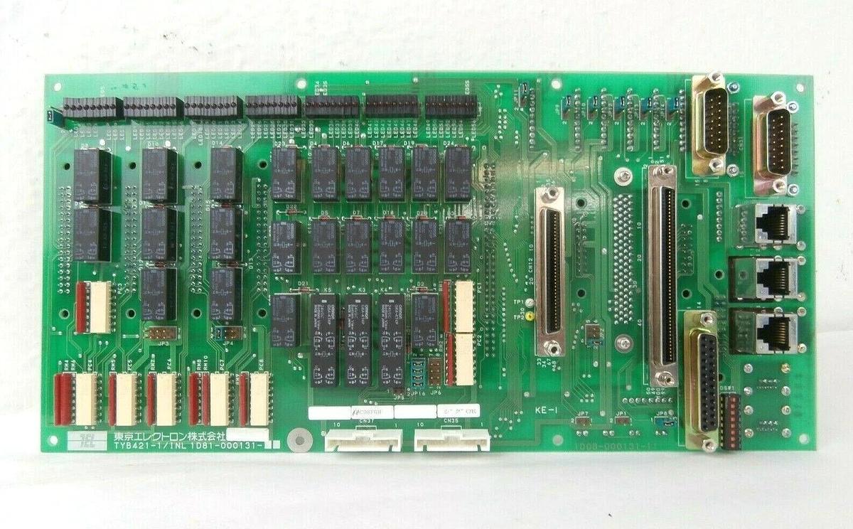 Used TEL Tokyo Electron 1D08-000131-11 Interface PCB TYB421-1/INL Unity II Working