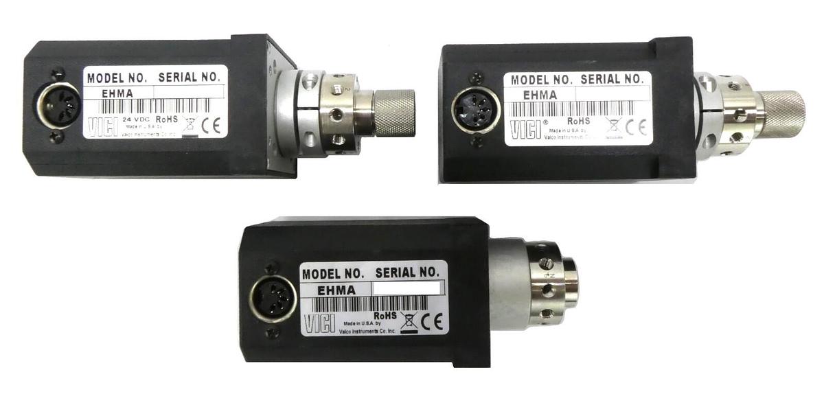 Used Vici Valco EHMA Series Modular Valve Actuator Reseller Lot of 3 Spare