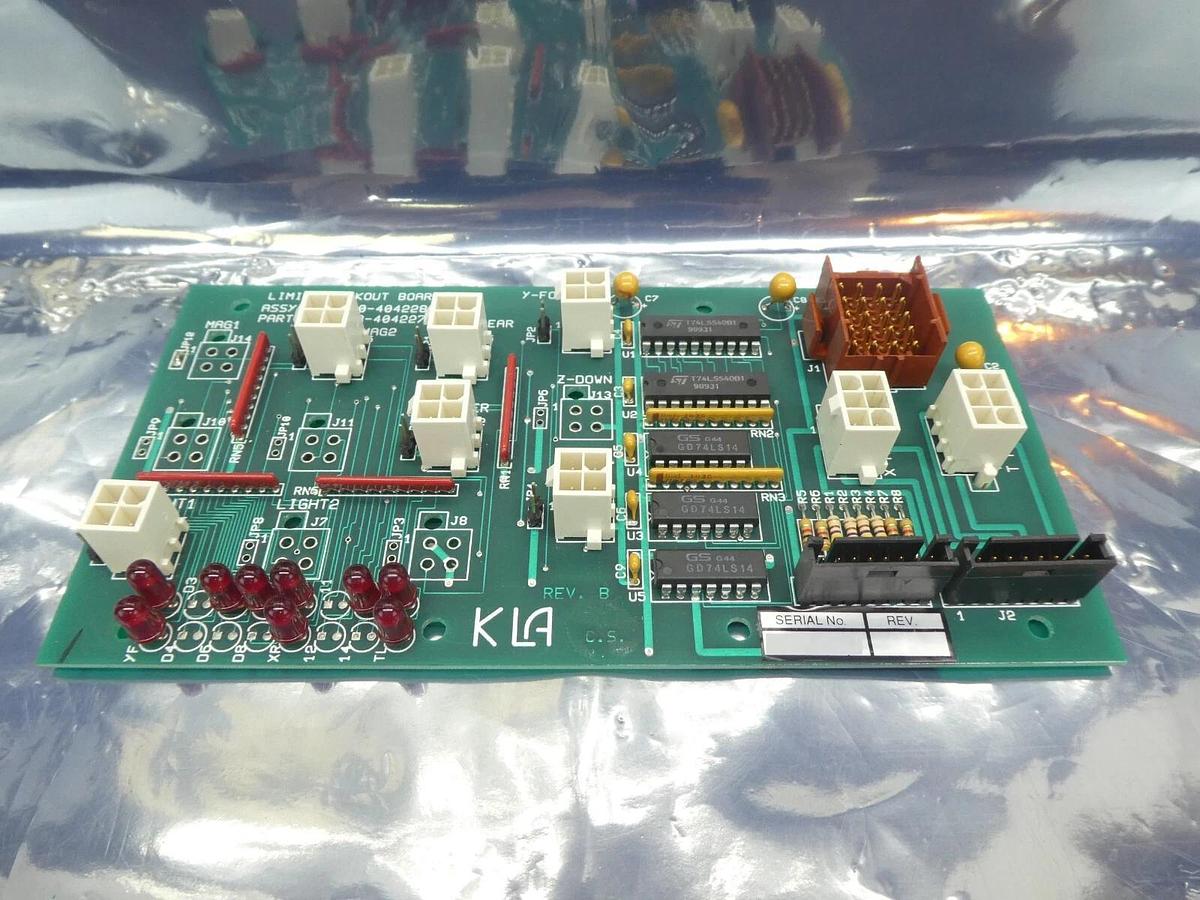 Used KLA-Tencor 073-404227-00 Limit Breakout Board PCB 710-404228-00 Working Surplus