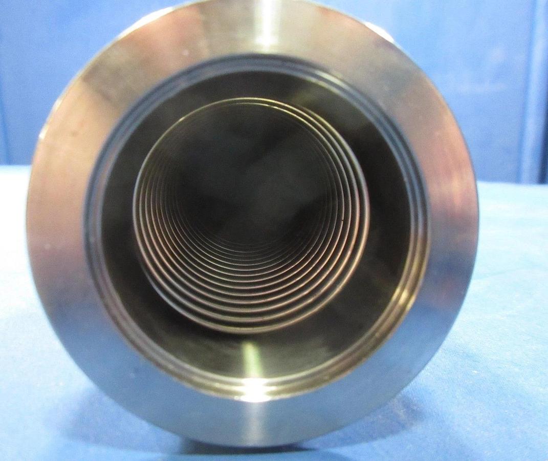 Used MKS Instruments KF50 Stainless Steel Vacuum Flex Bellows Pipe 100 1/2” HPS Used