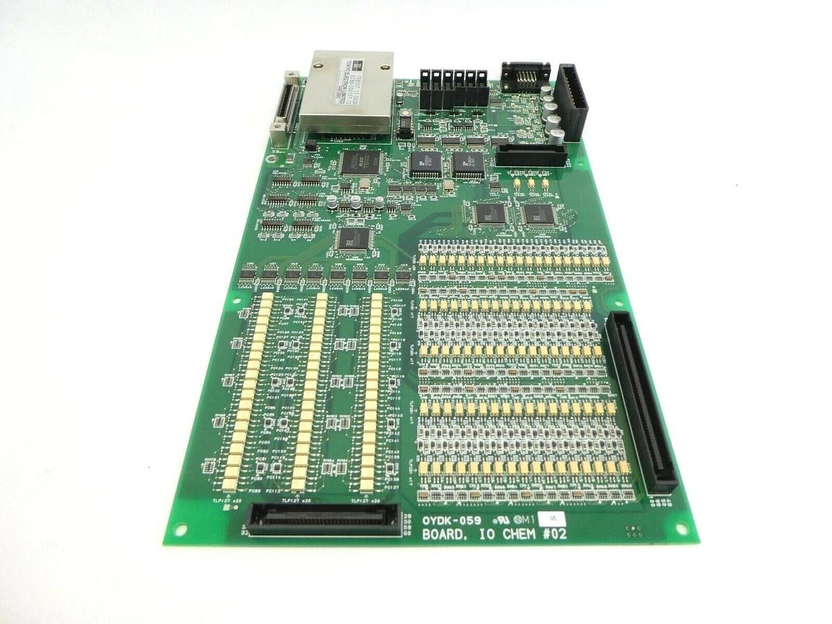 Used TEL Tokyo Electron OYDK-059 In/Out PCB IO CHEM #02 EC80-000157-12 Lithius Spare