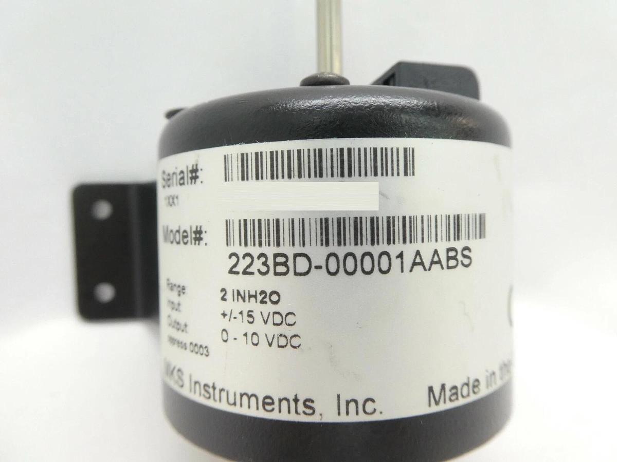 Used MKS Instruments 223BD-00001AABS Baratron Pressure Transducer Type 223B Working