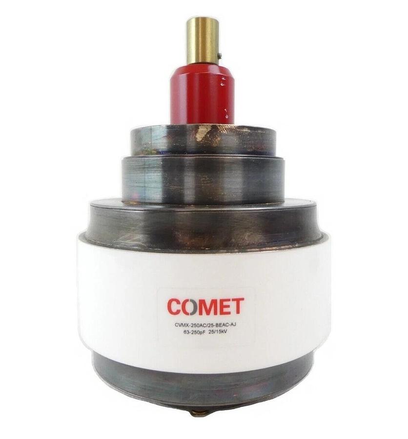 Used Comet CVMX-250AC/25-BEAC-AJ Variable Vacuum Capacitor 63-250pF 25/15kV Working