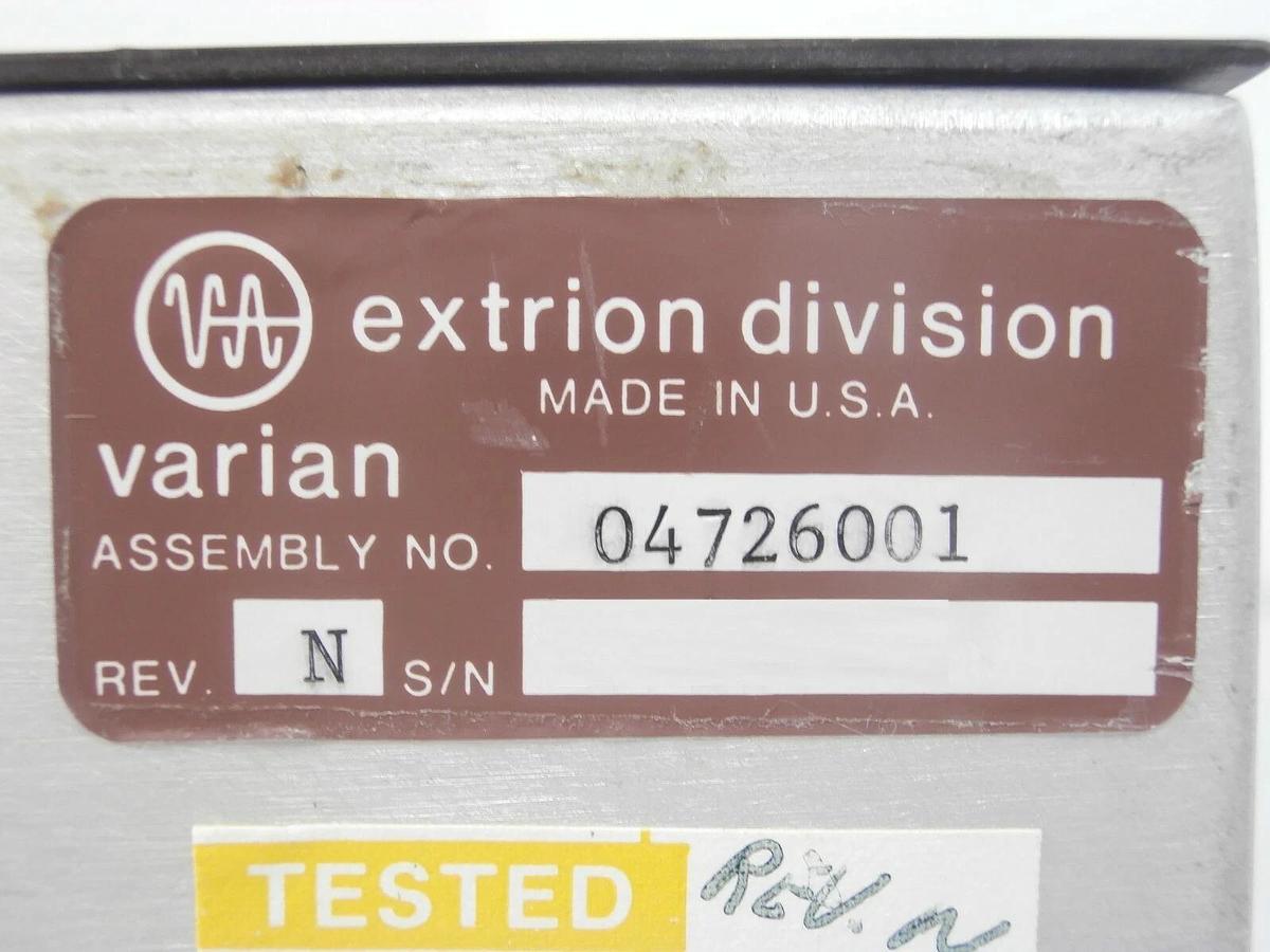 Used Varian Semiconductor VSEA 04726001 Scan Monitor 350D Implanter D-12002116 Spare