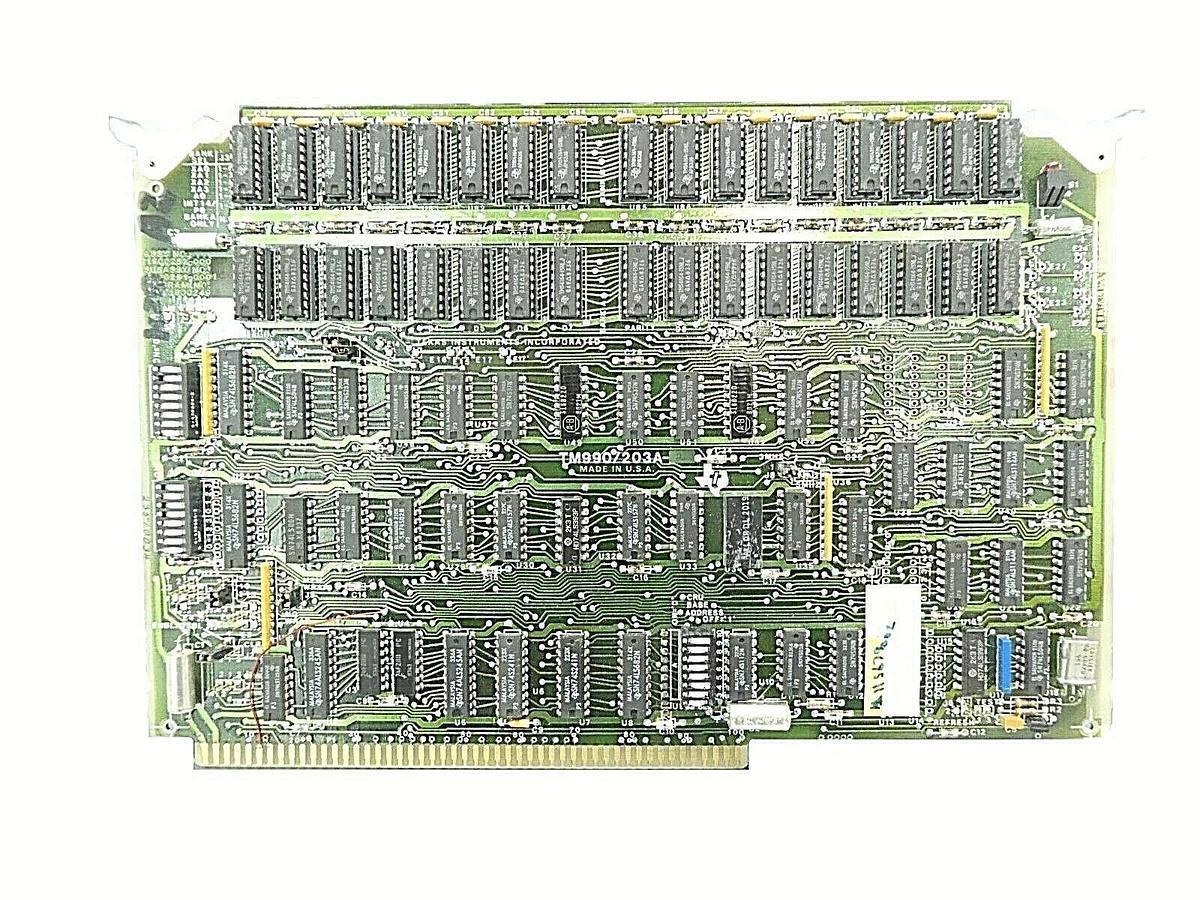Used Texas Instruments 1600252-000 RAM Module PCB Card TM990/203A-2 Varian 115679002
