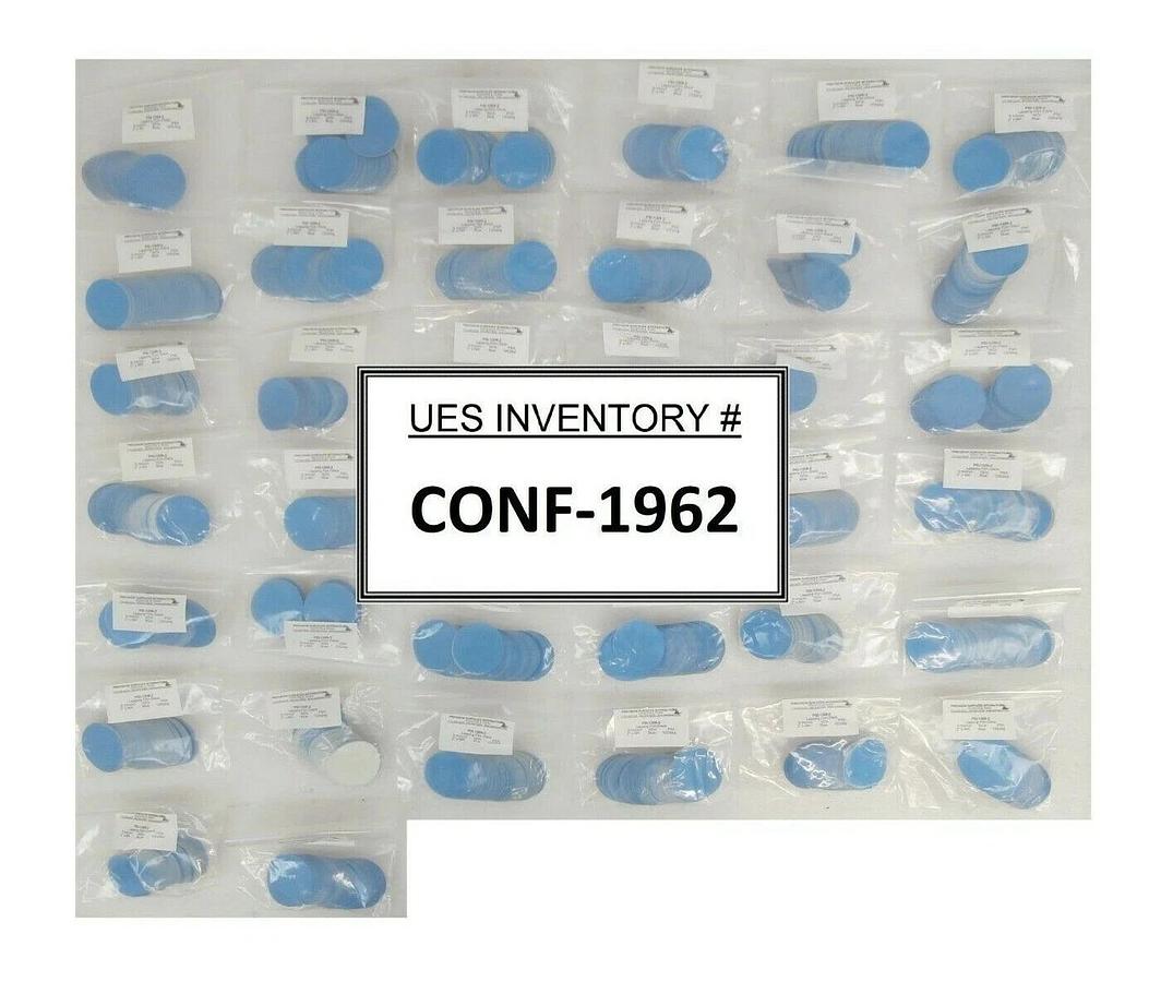 PSI PSI-1309-2 3M Lapping Film Disc AlOx Blue 9 Micron 100 Pack Lot of 38 New