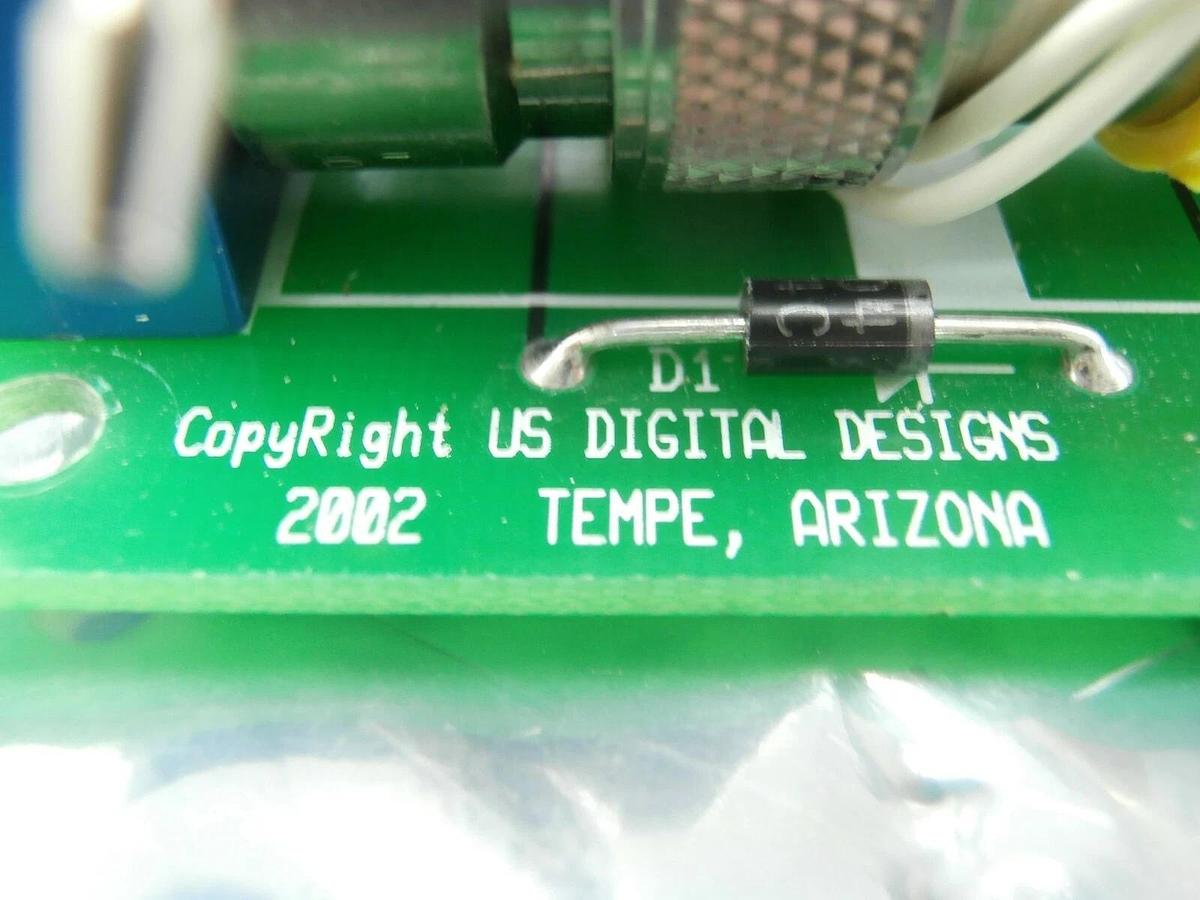 Used US Digital Designs USDD-0016 ZBOT1 Vacuum Board VAC PCB Z1V1-R Used Working