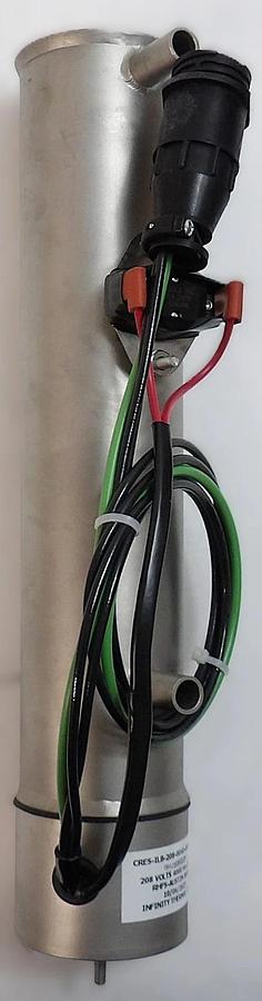 Infinity Thermal CRES-ILB-208-0040-AM-FS_1X CRES IL Inline Heater New Surplus