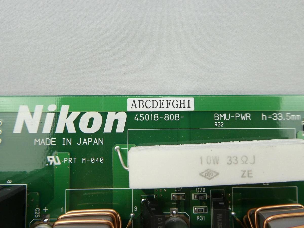 Used Nikon 4S018-808 BMU-PWR Power Control Board PCB NSR System Working Spare