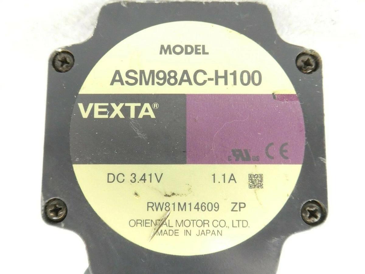 Used Oriental Motor ASM98AC-H100 Closed Loop Step Motor VEXTA Working Surplus