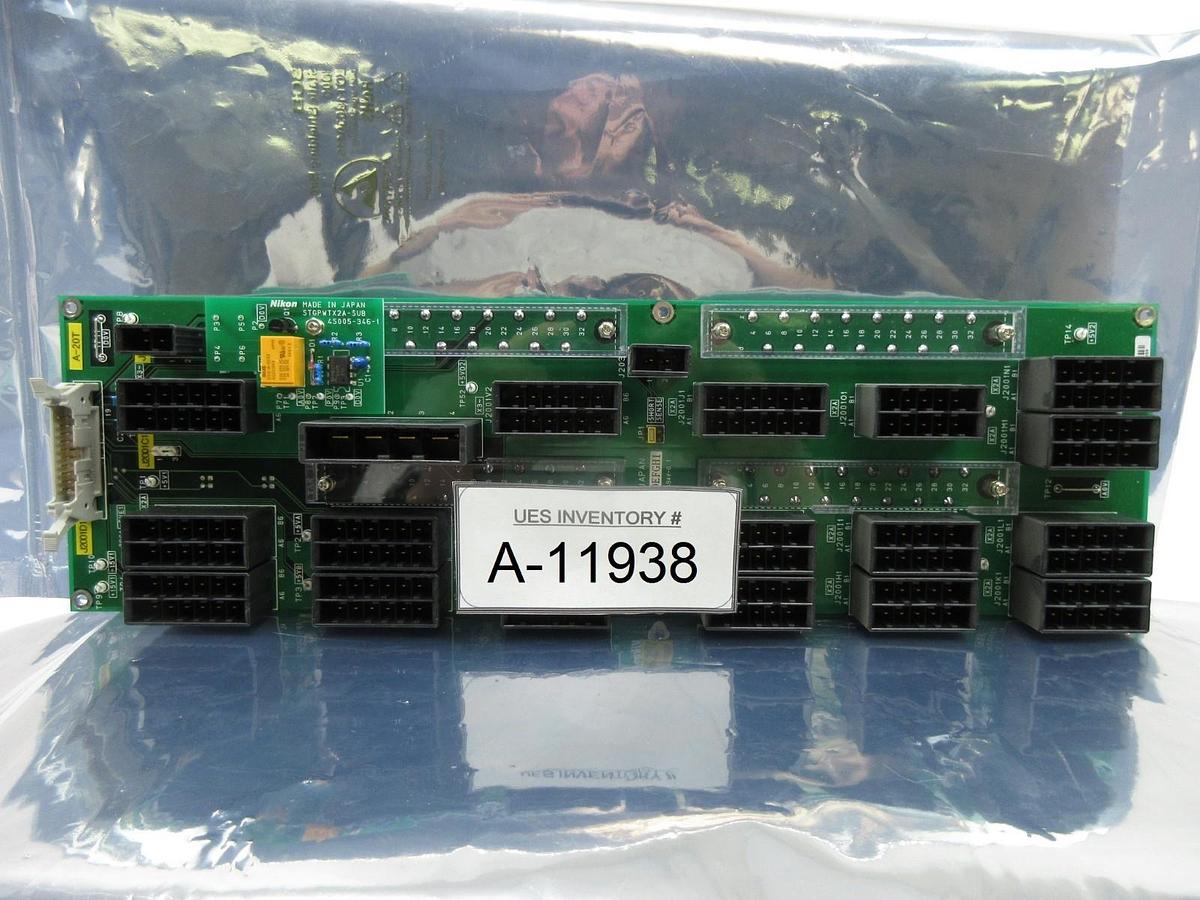 Used Nikon 4S013-382 Backplane Board PCB STGPWTX4A with 4S005-346-1 NSR System Used