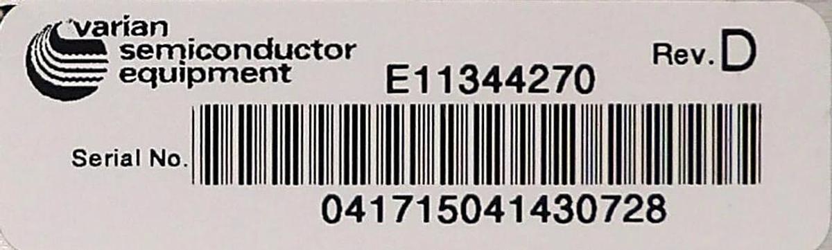 Used Varian Semiconductor Equipment E11344270 Controller Box PCB Working Spare