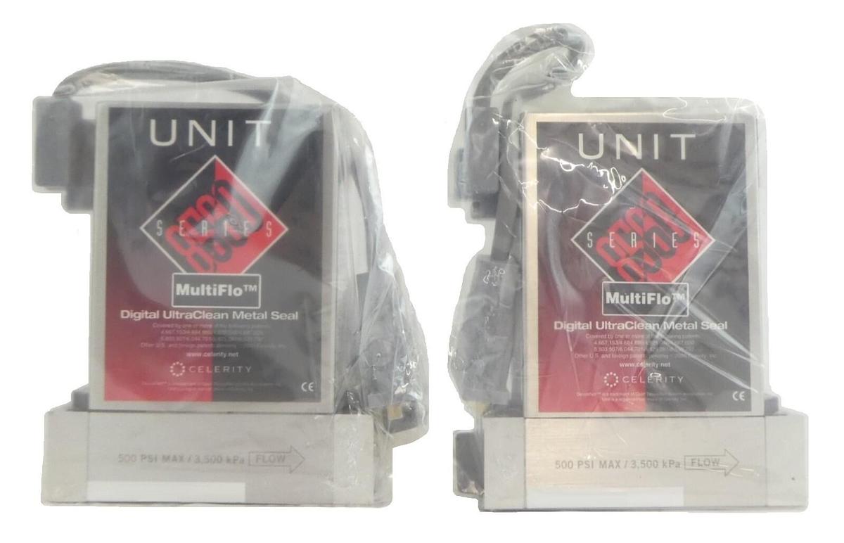 UNIT Instruments UFC-8561C Mass Flow Controller MFC 5000 SCCM H2 Lot of 2 New