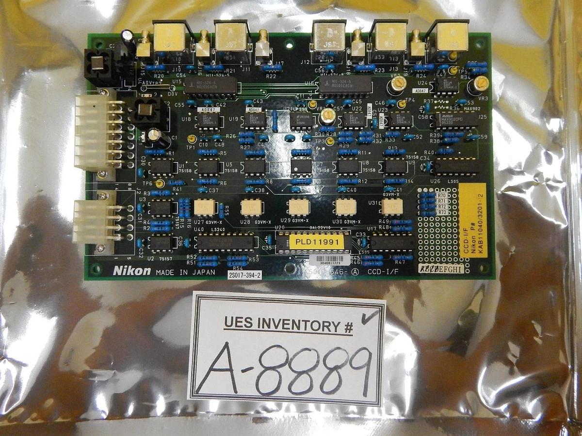 Used Nikon 4S018-546-A CCD-I/F PCB KAB11040/3201-2 2S017-394-2 OPTISTATION 3 Used