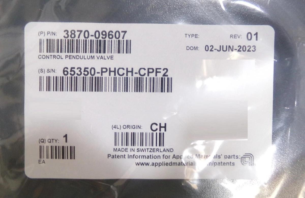 VAT 65350-PHCH-CPF2 High Vacuum Pendulum Control Valve DN 320 Series 653 New