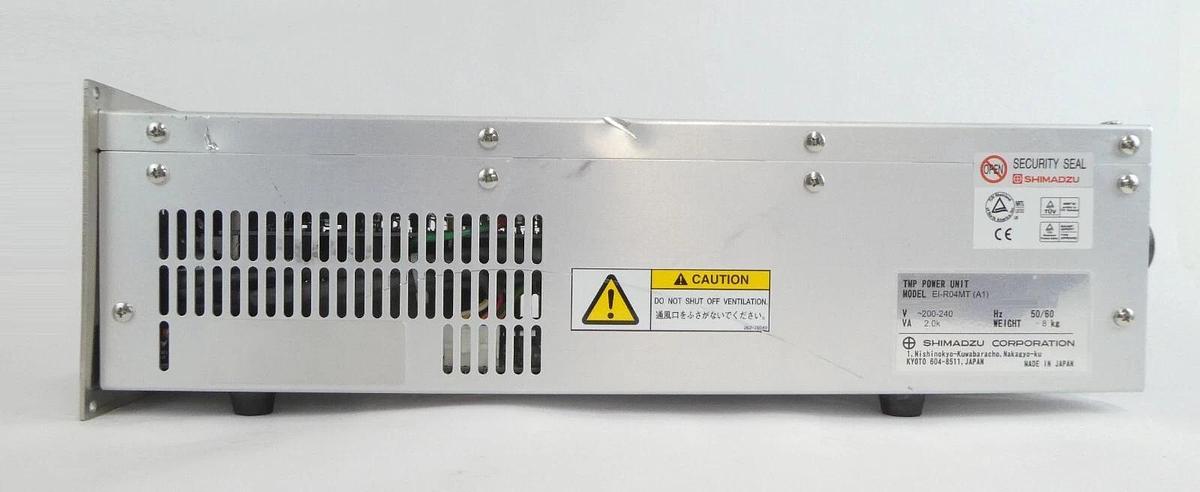 Used TMP Shimadzu EI-R04MT (A1) Turbomolecular Pump Controller EI-R04MT Working