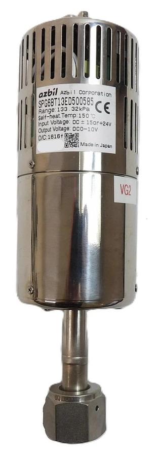 Used Azbil SPG6BT13ED500585 Capacitance Diaphragm Vacuum Gauge 133.32Pa Working