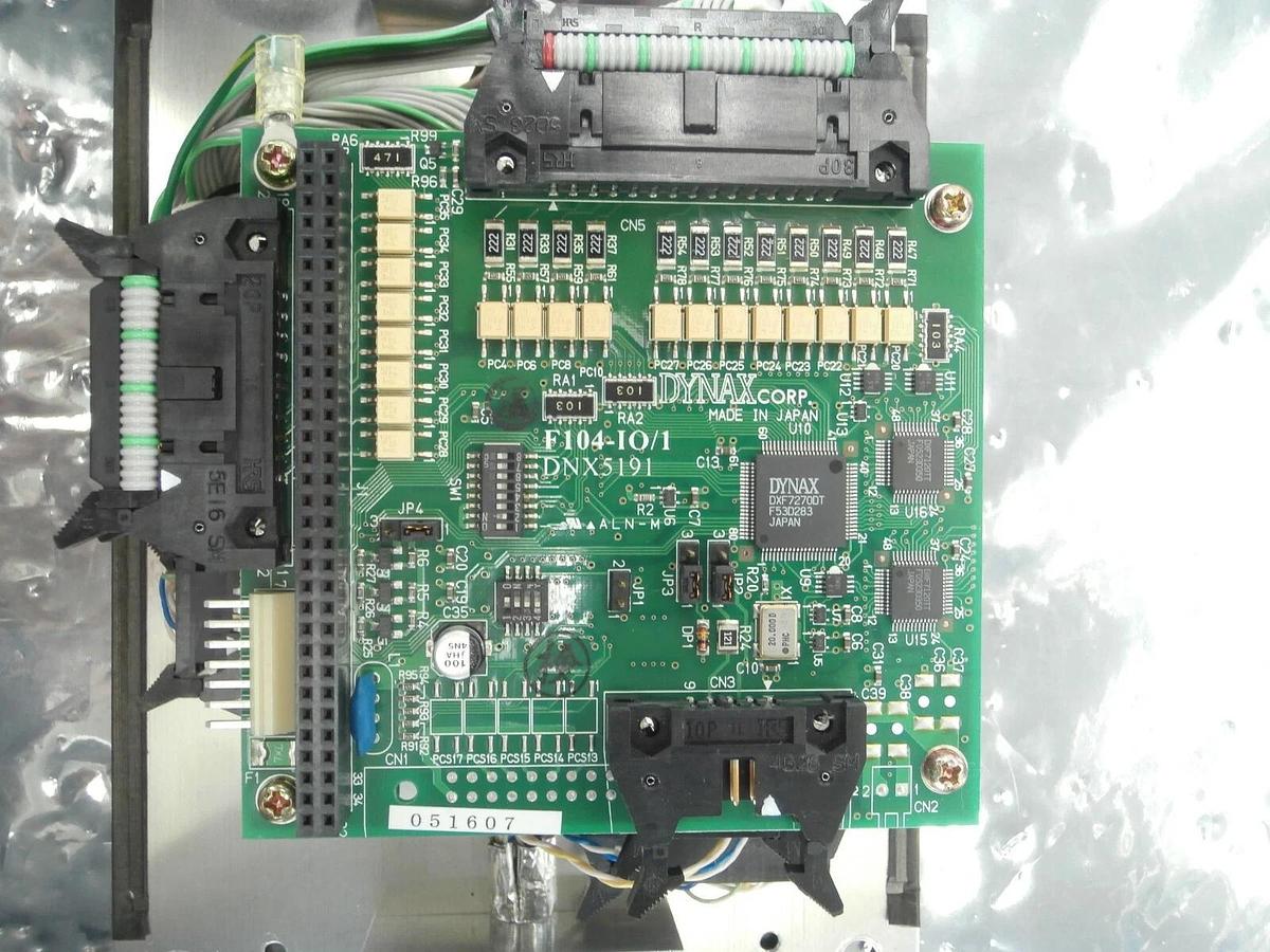 Used Dynax DNX5171 Processor Assembly PCB F104-CPU F104-IO/1 DNX5191 w/Cables Used