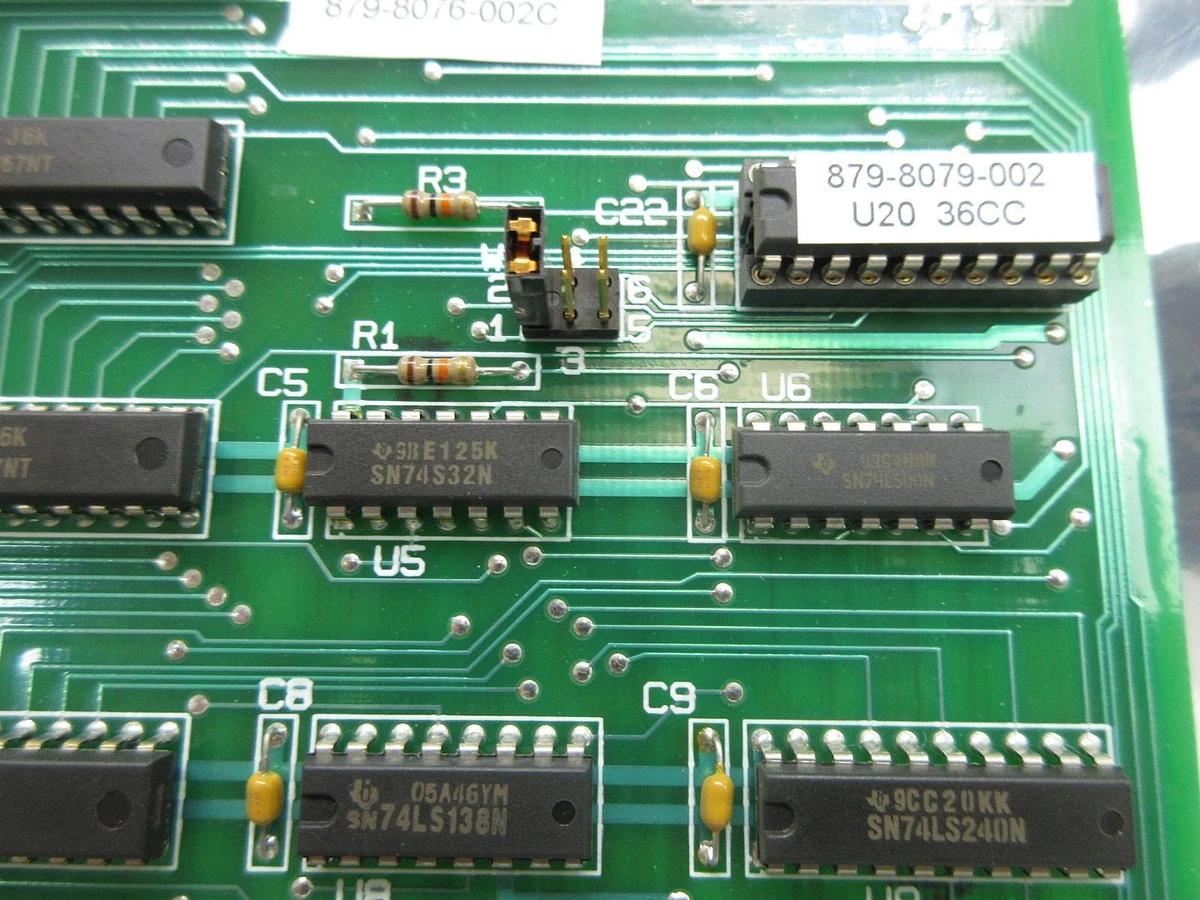 Used SVG Silicon Valley Group 879-8076-002 Processor Board PCB Card Rev. C 90S Used