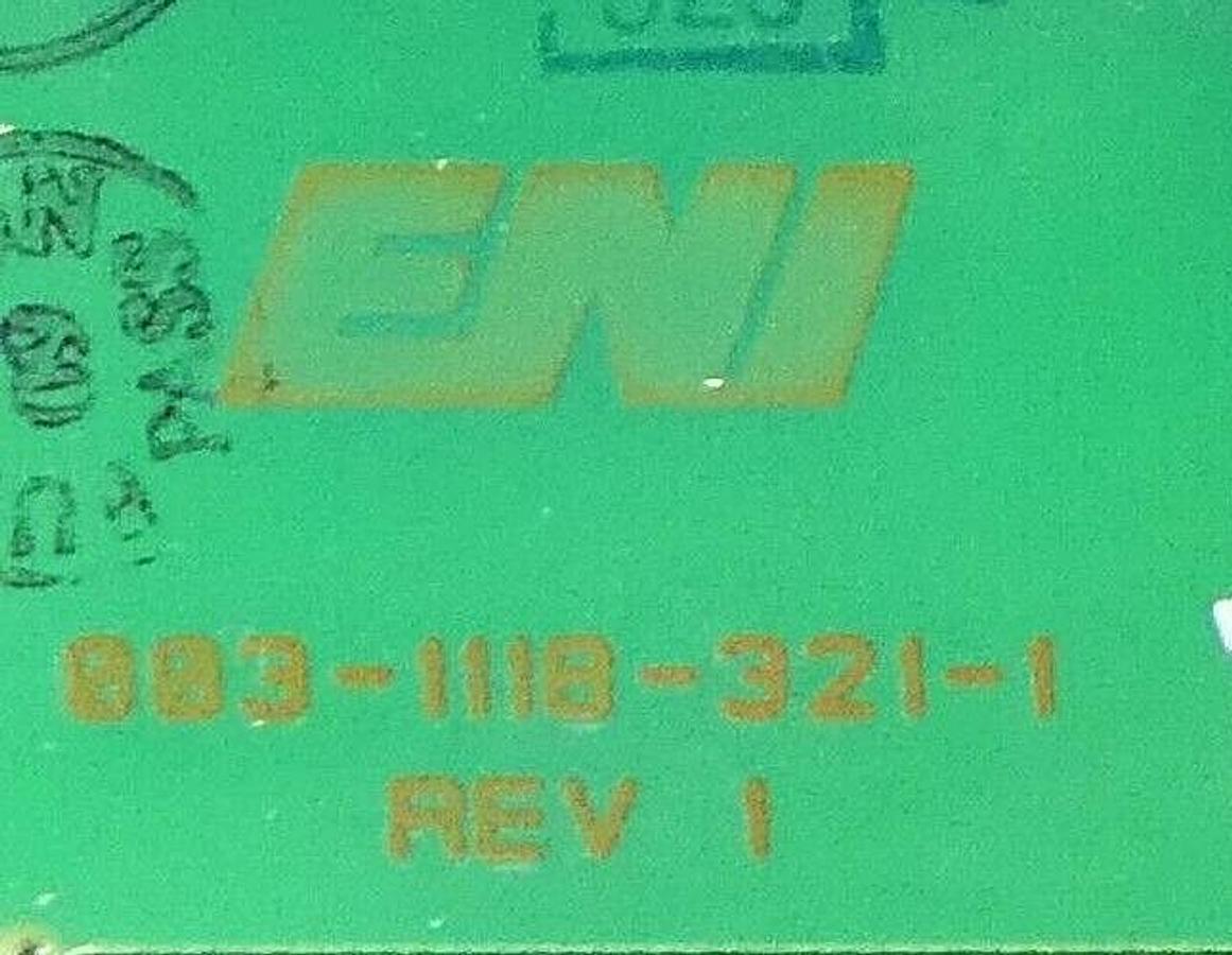 Used ENI Power Systems 000-1118-321 RF Generator PCB 003-1118-321-1 Working Surplus