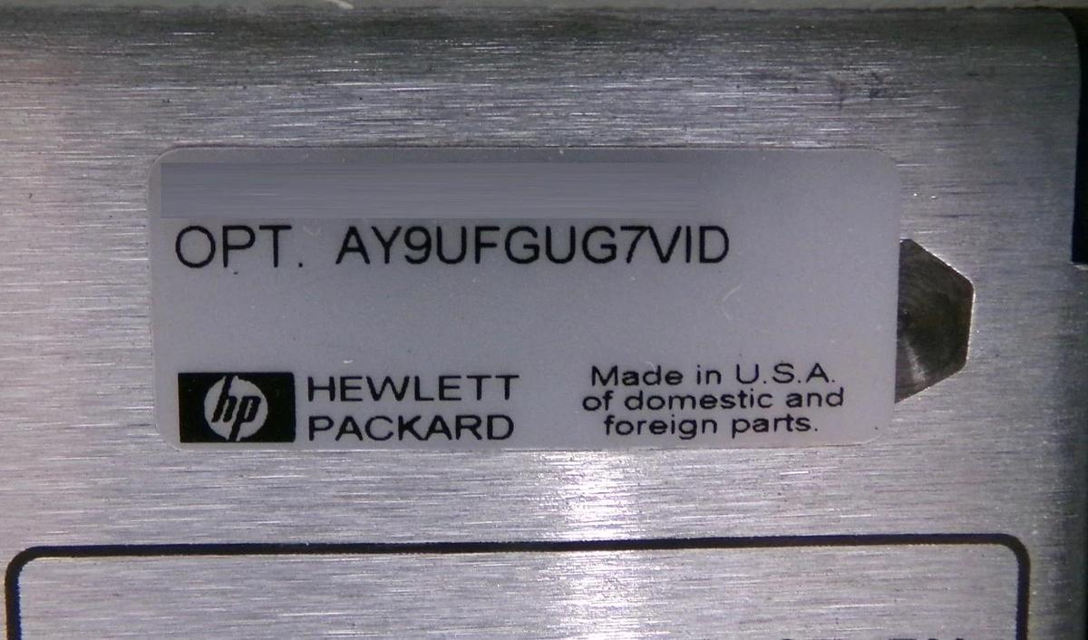 Used HP Hewlett-Packard 89441V VSB/QAM Vector Signal Analyzer (IF) AY9UFGUG7VID As-Is